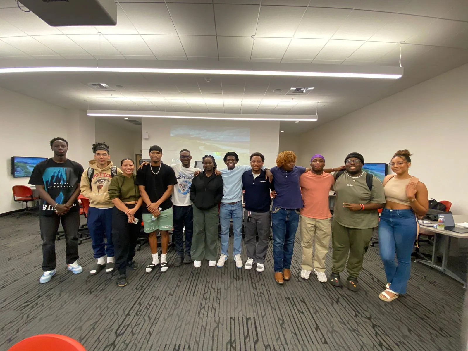 Club members during resume workshop in Fall 2023